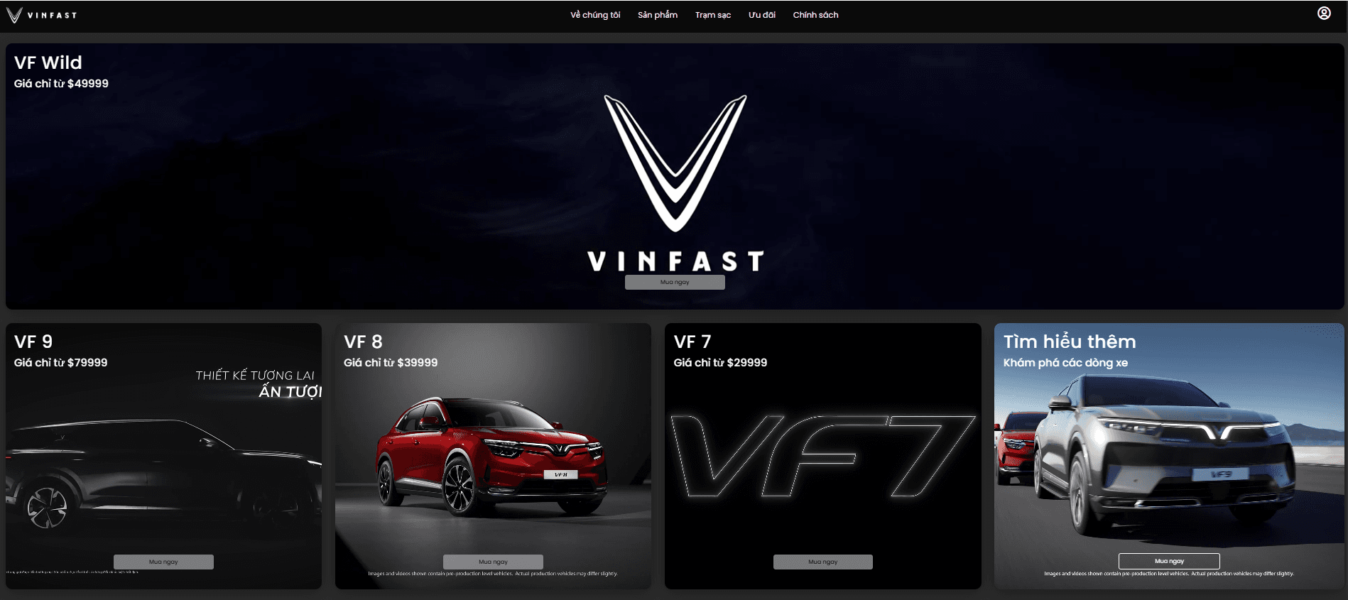 Web Quản lý và Bán xe ô tô