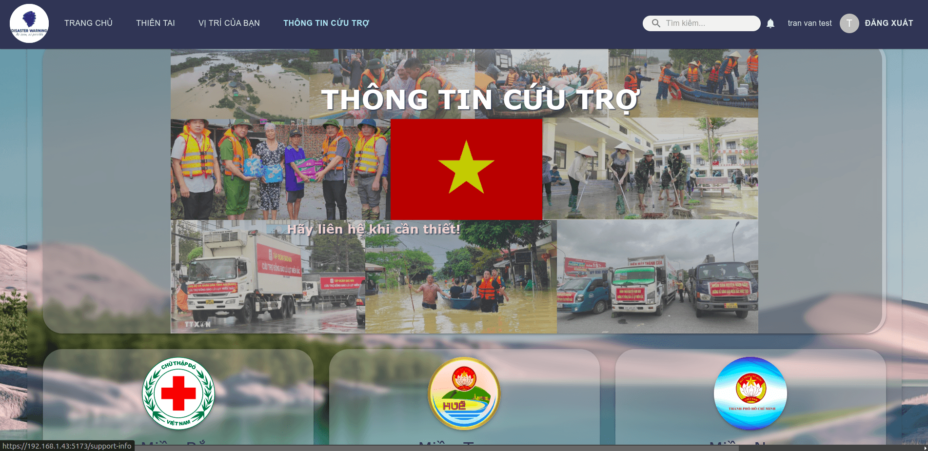 Hệ thống Cảnh báo Thiên tai