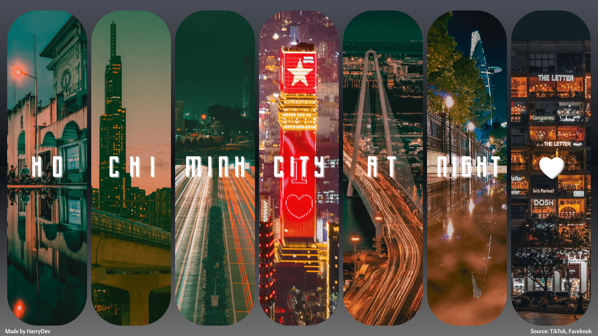 Sưu tầm ảnh thành phố về đêm