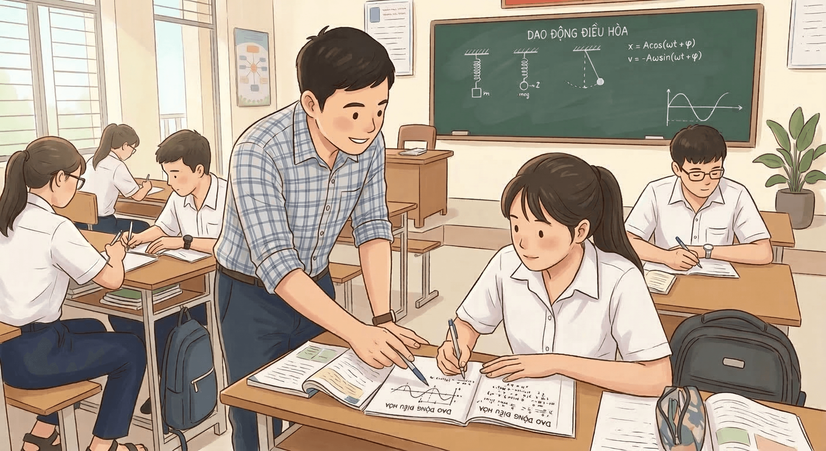 Trợ giảng môn Vật lý (Lớp 11-12)